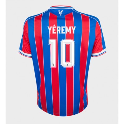 Moški Nogometni dresi Crystal Palace Yeremy Pino #10 Domači 2025-26 Kratek Rokav Moški Nogometni dresi Crystal Palace Yeremy Pino #10 Domači 2025-26 Kratek Rokav